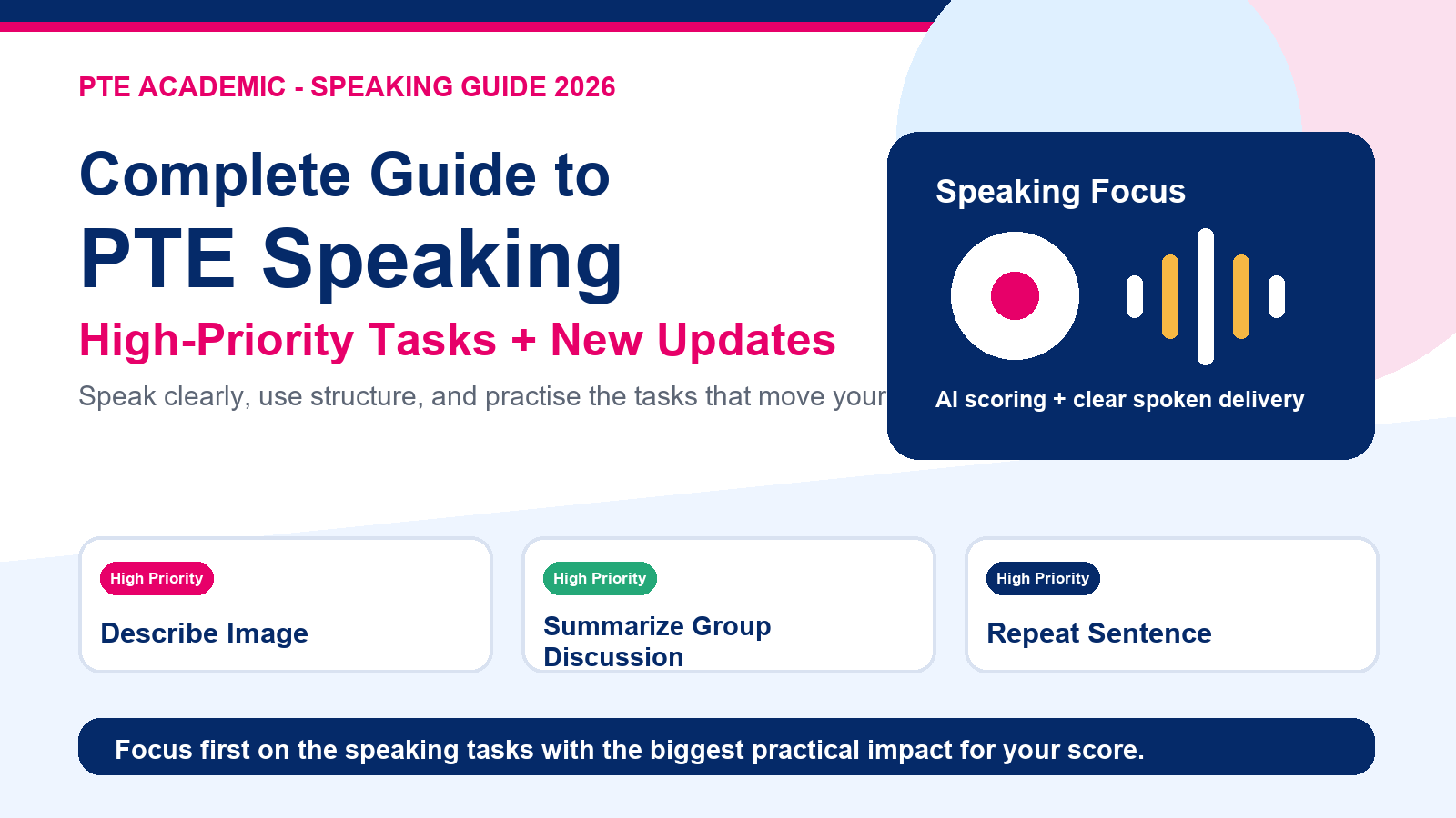 Complete guide to PTE Speaking 2026 cover image
